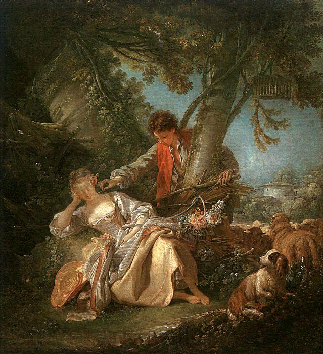 Francois Boucher The Sleeping Shepherdess Germany oil painting art